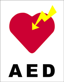 図１．AEDマーク