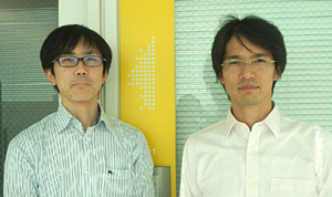 左：筆者、右：湯浅　慎介（循環器内科 学部内専任講師）